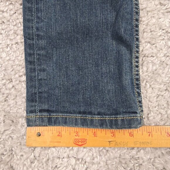 Levis 511 Jeans Men 32x30 (Fits 30x28.5) Blue Slim Straight Stretch Mid Rise Den - Picture 12 of 13